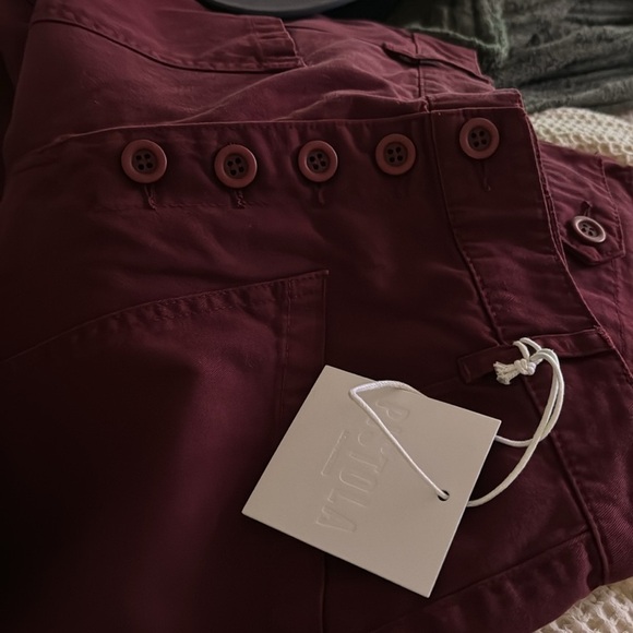 Pistola Tammy Merlot High Rise Trouser 26 - Picture 3 of 4